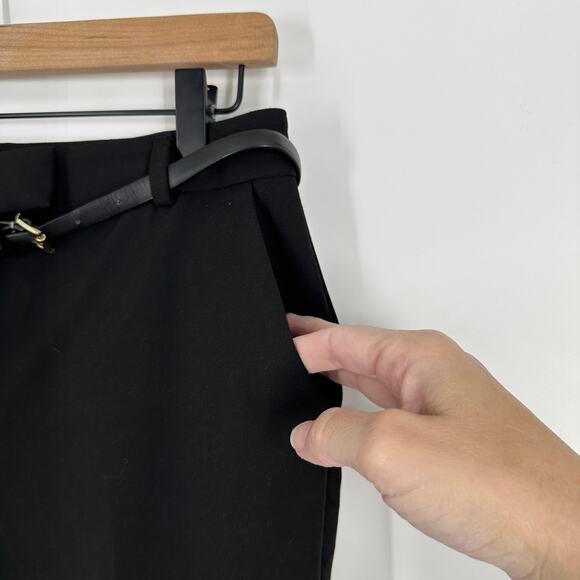 Reiss Joanne Tailored Slim Fit Trousers Career Pants Black Mid Rise Womens US 4 - Picture 5 of 14